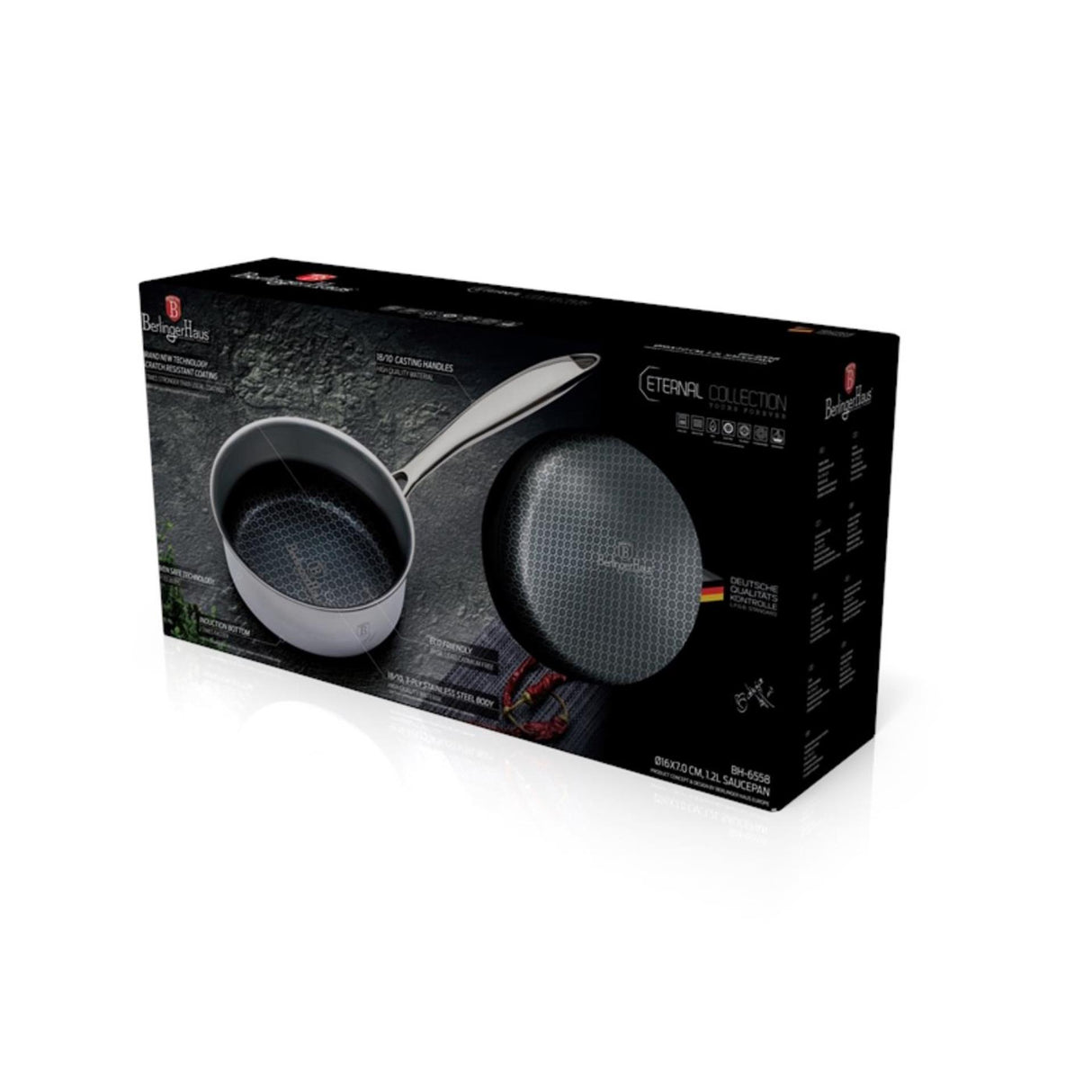 Berlingerhaus steelpan 16 eterna coating