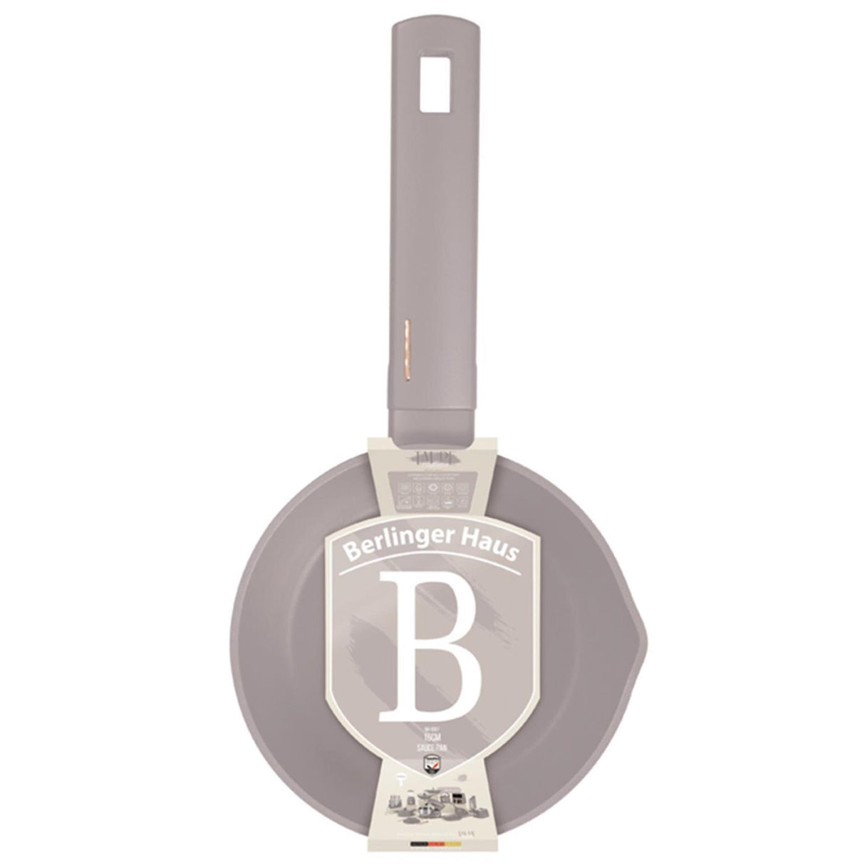 Berlingerhaus steelpan 16cm taupe