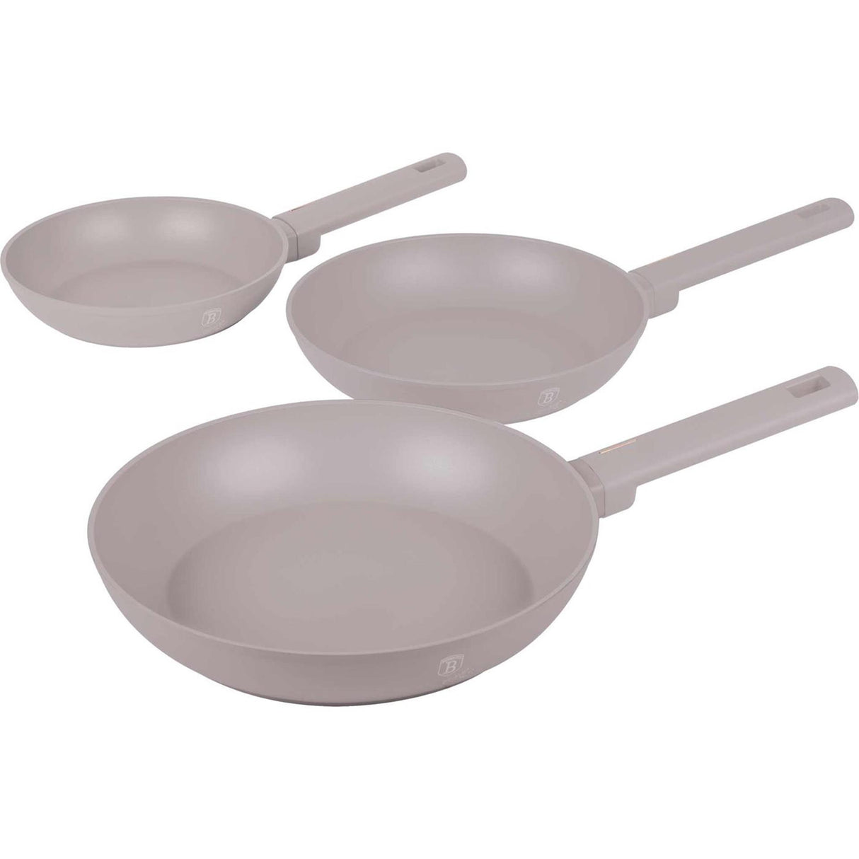 Berlingerhaus liemenėlės keptuvių rinkinys 3 dalių taupe