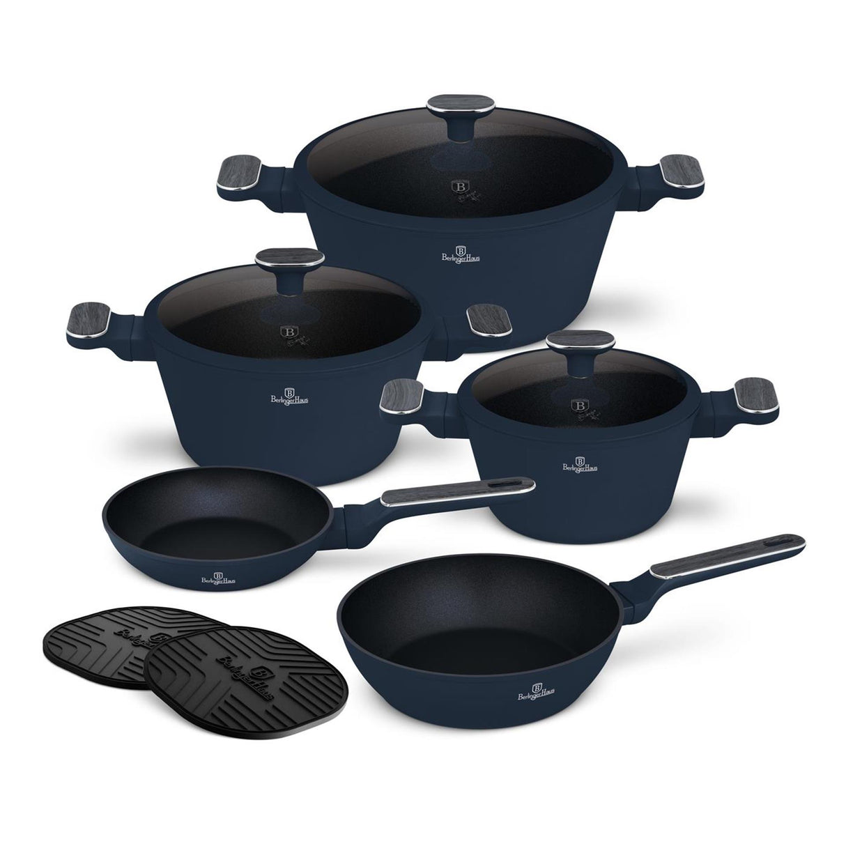 Berlingerhaus berlinger haus deep sea pannenset 10-dlg