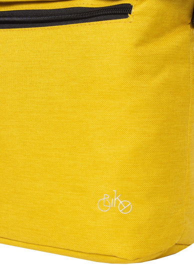 Bike drops handlebar bag with shoulder stem nylon 6l yellow