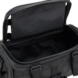 Bike Gravel Water -repellent handlebar bag with shoulder strap 4.7l black