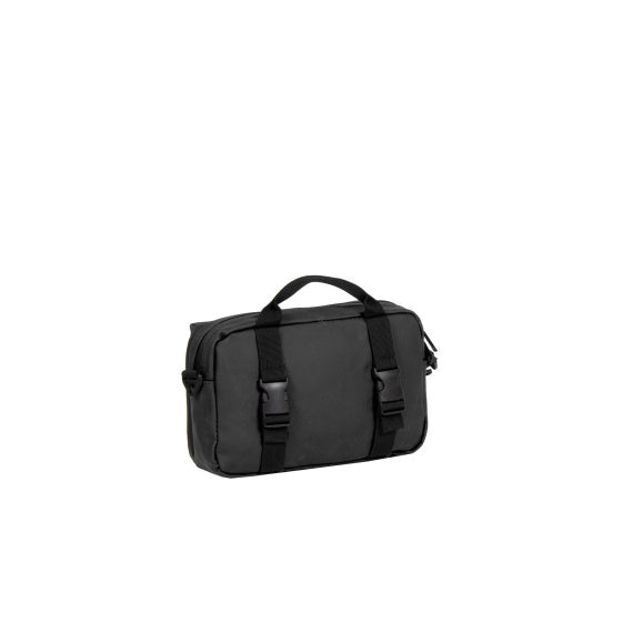 Sykkelsprut vannavstøtende styreveske med skulderstropp 3l sort