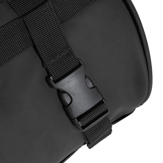 Spritzwasserabweisende Fahrrad-Lenkertasche mit Schultergurt 3l schwarz