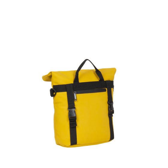 Cykelstænk vandafvisende styrtaske med skulderrem 6l gul