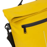 Bike Splash Water -repellent handlebar bag with shoulder strap 6l yellow