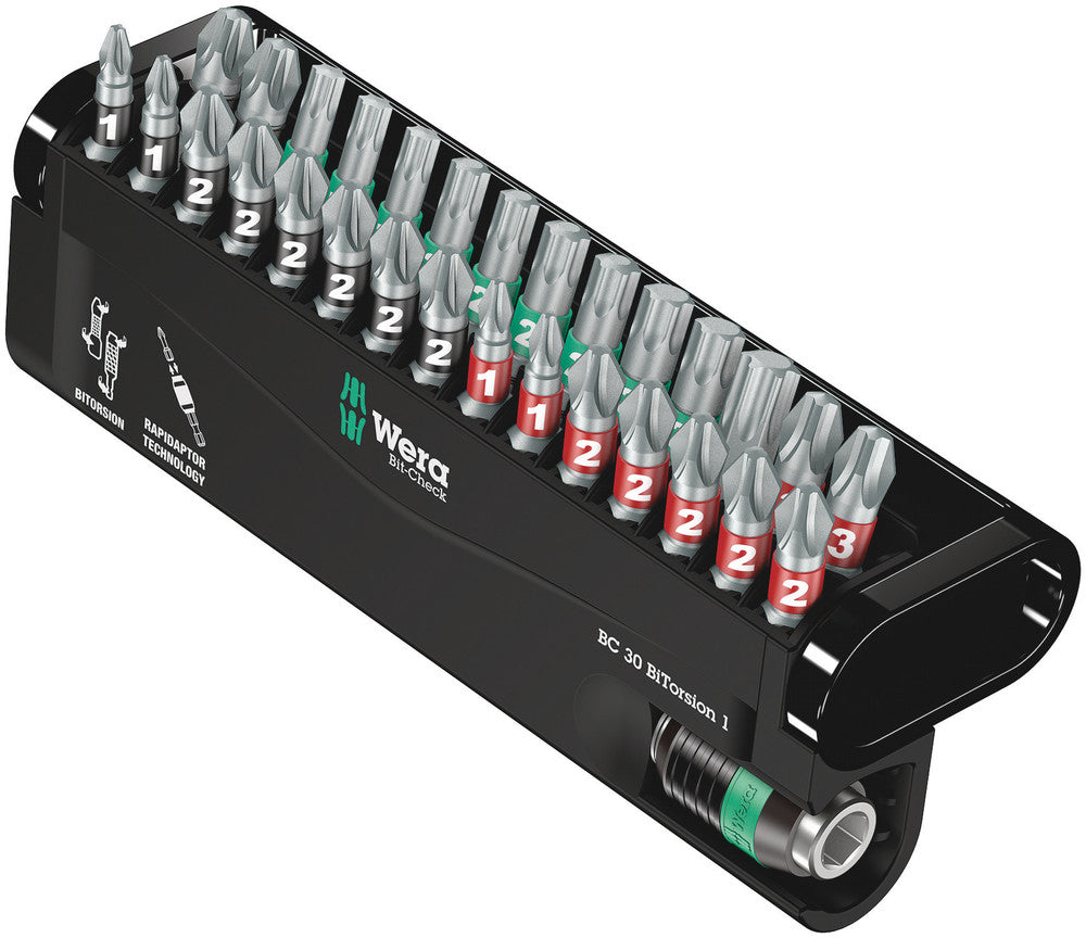 Wera bit-check 30 bitorsion 1, 30-piece - 1 piece(s) - 05057430001