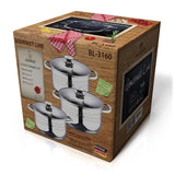 Blaumann gourmet line pannenset 3-delig