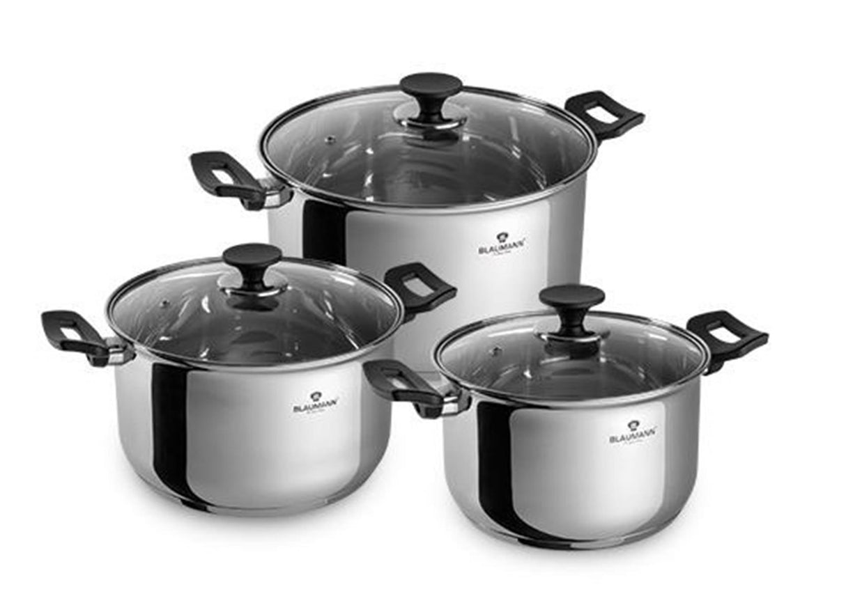Blaumann pannenset 6-delig gourmet line