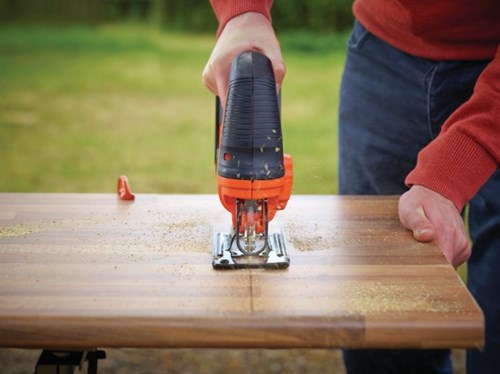 Black+decker bdcjs18n 18v pendeldecoupeerzaag | zonder accu en lader | 1x zaagblad - bdcjs18n-xj