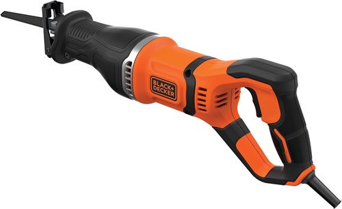 Black+decker bes301 750w priamočiara píla s držiakom na konáre | 1 pílový kotúč na drevo | 1 pílový list na kov | držiak konárov - bes301-qs