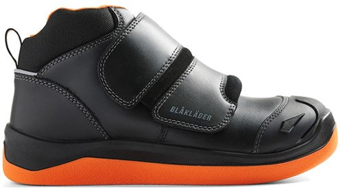 Blåkläder asfaltschoen elite 2459 s2 p hoog | zwart oranje | maat 45 - 00.183.010.45