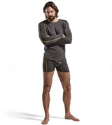 Blåkläder merino xlight onderhemd lange mouw 479917349835 | donkergrijs geel | maat 4xl - 7330509545522