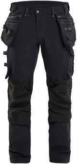 Blåkläder werkbroek 4-weg stretch x1900 19981644 | zwart | maat c146 - 7330509657669