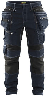 Blåkläder werkbroek denim stretch x1900 19901141 | zwart | maat c154 - 7330509532096