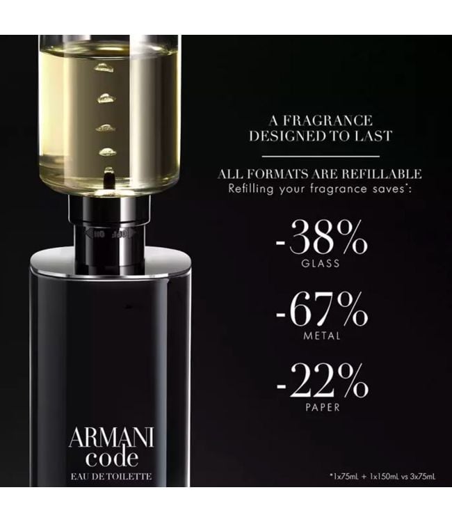 Giorgio Armani Eau de Toilette Refillable Code Men 50 ML