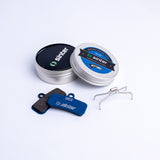 Disc freno blocca blu elettrico