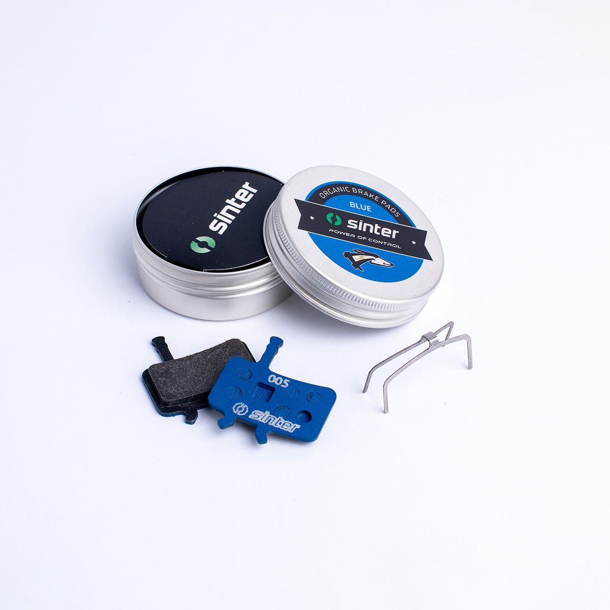 Blocs de frein à disque bleu électrique