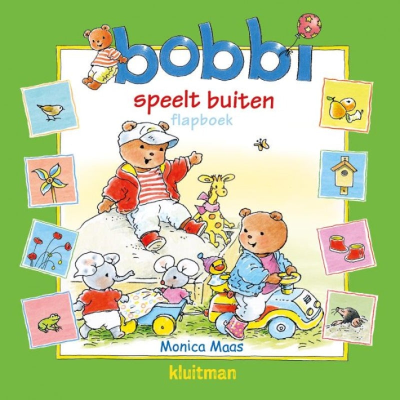 Kluitman bobbi speelt buiten (flapboek)