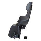 Asiento infantil de Bobike detrás de Go Maxi RS con confirmación de portaaviones (CFS) y modo de suspensión Urban Black