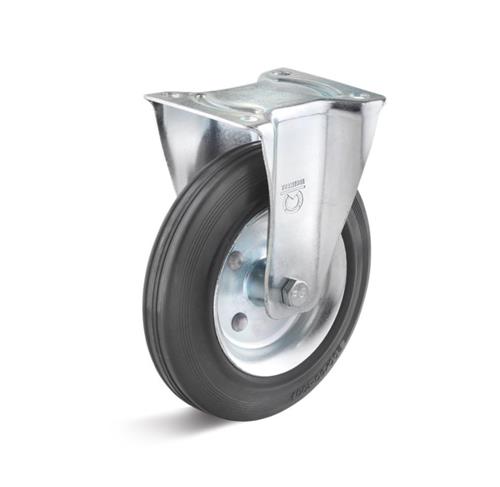 Torwegge bokwiel rubber ø100 stalen kern