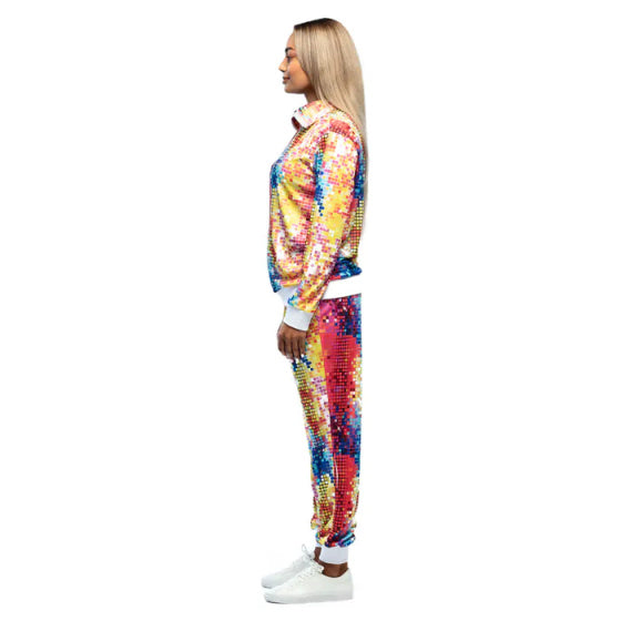 Boland Disco Babe Track obleka Dame Multicolor velikost L