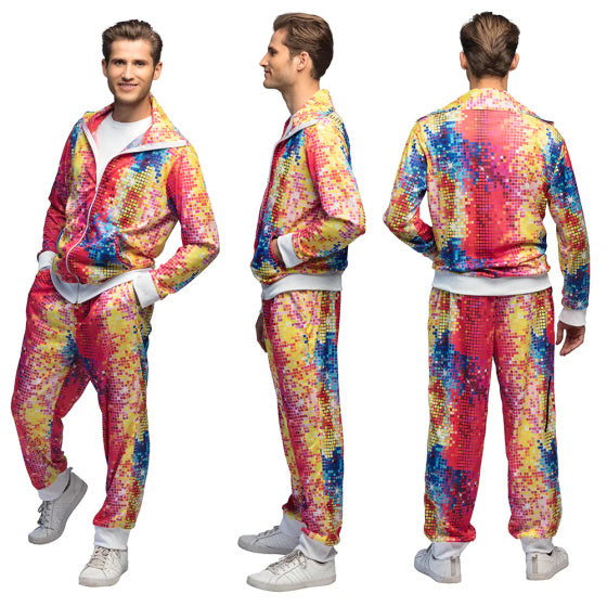 Boland Disco Dude Traccuit Men Multicolor velikost xl