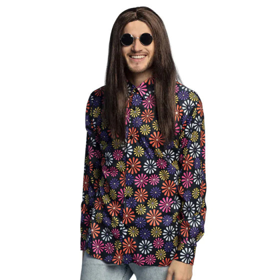Boolland Blummen Shirt Männer polyester Gréisst l