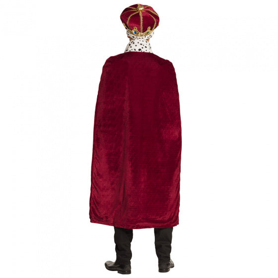 Boland Costum Set Majesteit Unisex Polyester rød en størrelse