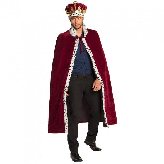 Boland Costum Set Majesteit Unisex Polyester rød en størrelse