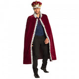 Boland Costum Set Majesteit Unisex Polyester rød en størrelse