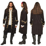 Boland Pirate Jacket Polyester Men Black Gold Size XL (54)