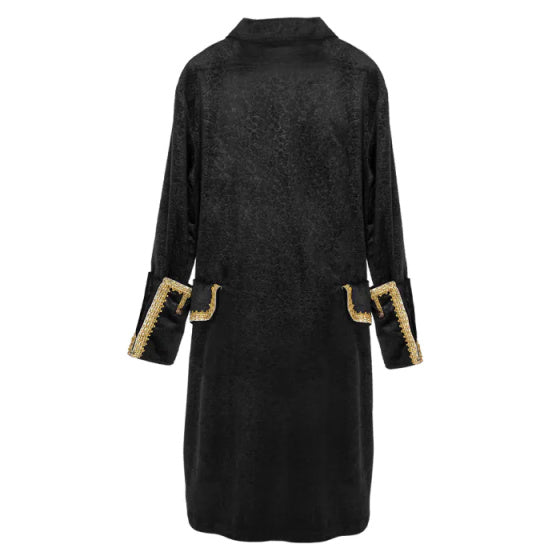 Boland Pirate Jacket Polyester Men Black Gold Size XL (54)