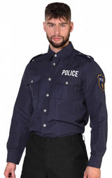 Boland PolitieBlobouse Polyester Männer dunkelblau Größe 50-52