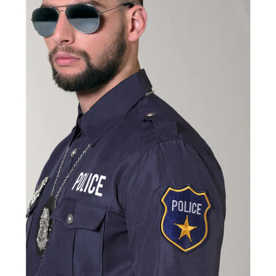 Boland PolitieBlobouse Polyester Männer dunkelblau Größe 50-52
