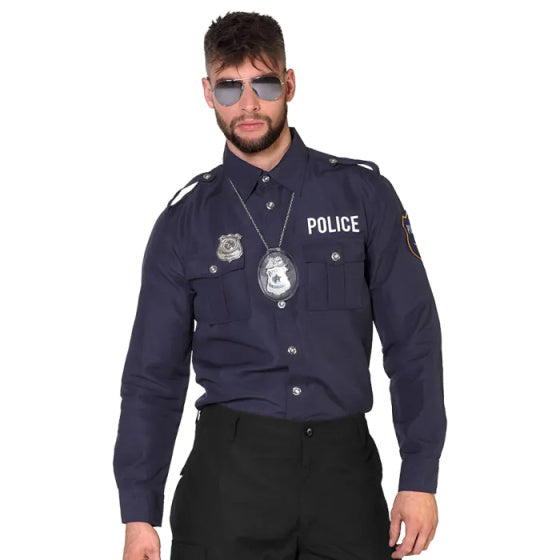 Boland PolitieBlobouse Polyester Männer dunkelblau Größe 50-52