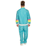 Boland Retro Track Track Singruit Men's Polyester Blue Size L