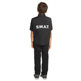 Boland Dress -up -Anzug SWAT Bullet Free Weste Junior Schwarz