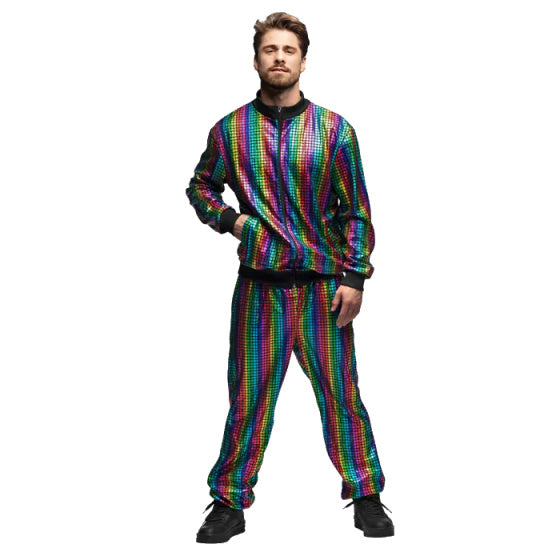 Booland Tracksuit Regenboog Männer Gréisst l
