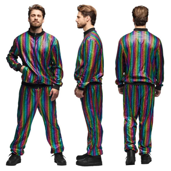 Booland Tracksuit Regenboog Männer Gréisst l