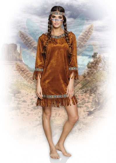 Boland Dress Up obleka indijska mlada jelena dame rjave velikosti m