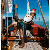 Boland Pirate Storm Costume Dame Black White Size 40 42