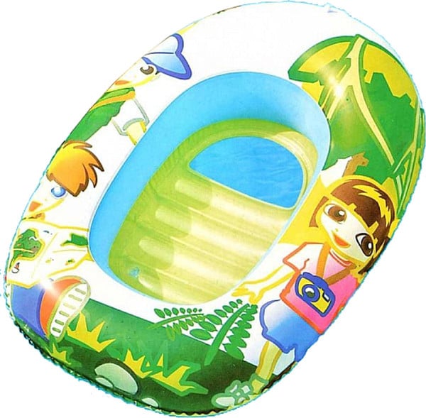 Jonotoys Bestway inflatable boat jungle, dimensions are 102x69 cm