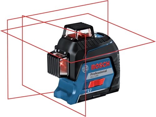 Bosch blå gll 3-80 korslinjelaser - 0601063s00