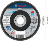 Gabhálais Bosch 1 diosca flap 125 x571, is fearr le haghaidh miotail díreach, 80 - 2608607328