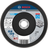 Gabhálais Bosch 1 diosca flap 180 x571, is fearr le haghaidh dronuilleach miotail, k40 - 2608606737