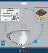 Bosch accessories circular saw blade optiline wood 190x30x2.6 mm, 48 pc - 2608640617