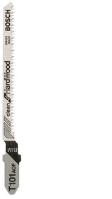 Bosch tillbehör sticksågsblad t 101 aof clean för hårt trä 5st - 2608634233