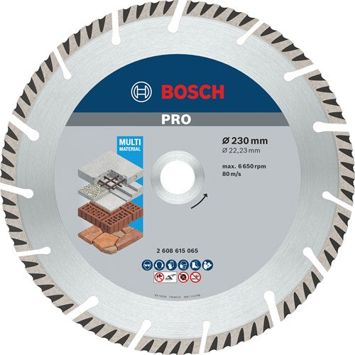 Bosch tillbehör diamantkapskiva standard för universal 230 mm - 2608615065
