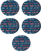 Bosch accessoires expert 55-delige set schuurschijf o780 met film onderlaag, 150 mm, 5xg60; 15xg80; 15xg120; 15xg180; 5xg240 - 2608902470